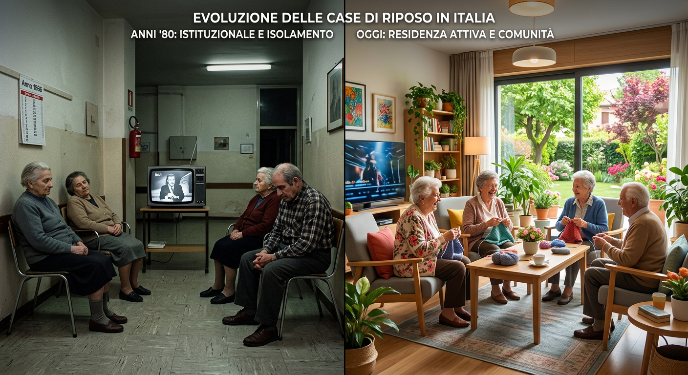 Come sono cambiate le case di riposo in Italia: un viaggio dagli anni '80 a oggi